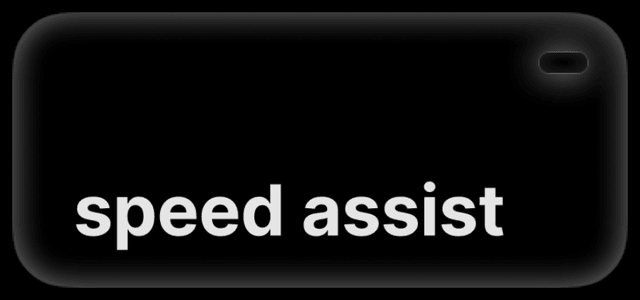 speed assist, off